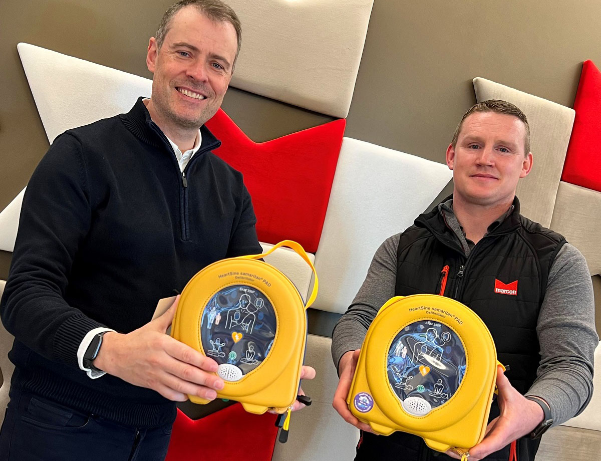 Marcon invest in defibrillators